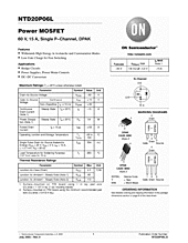 DataSheet NTD20P06L pdf